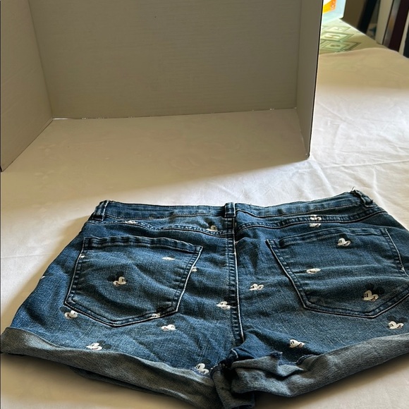 Blue Jean Shorts with Star Embellishments - Picture 6 of 6